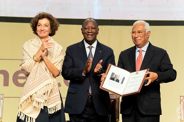 Côte d'Ivoire / Prix Félix Houphouët-Boigny pour la Recherche de la Paix : António Costa, primé pour sa contribution au multilatéralisme et à la solidarité internationale